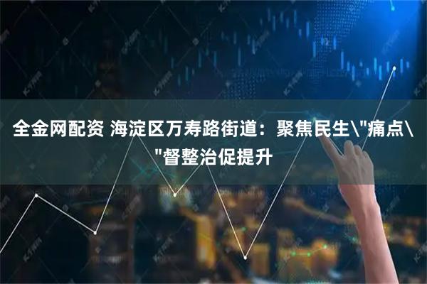 全金网配资 海淀区万寿路街道:聚焦民生